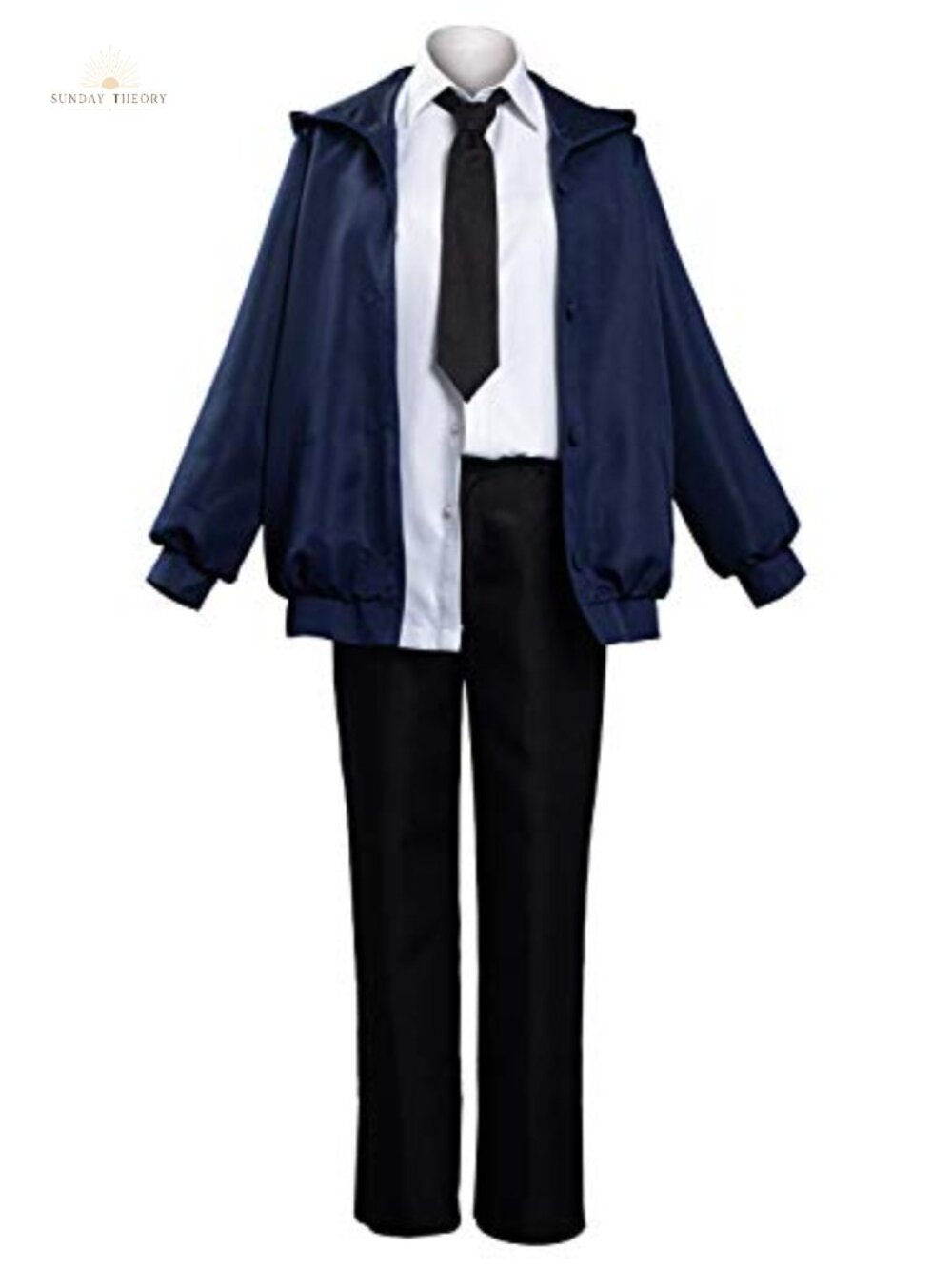 Cosplay School Uniform Costume Jacket Shirt Tie Suit Set